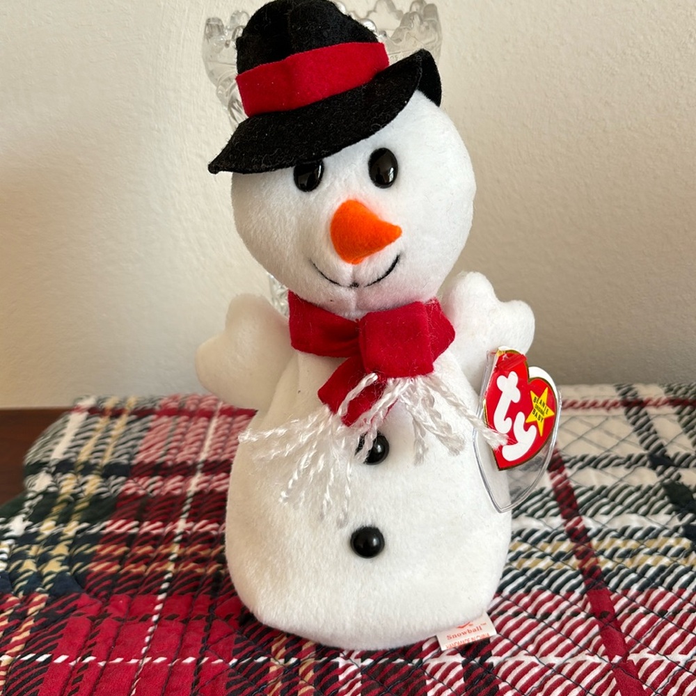 Ty vintage 1996 Ty Beanie Baby named Snowball